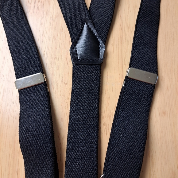 Vintage button on suspenders never worn - Picture 3 of 4